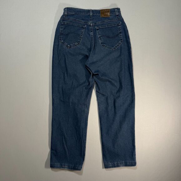 VINTAGE Lee Riveted Mom Jeans Circa 1992 Med Wash, Very Soft, Tapered Leg 2/$25 - Picture 3 of 13